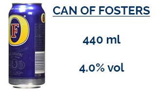 Can of Fosters